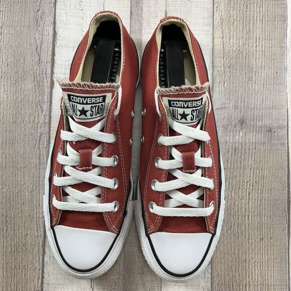 Converse Womens Chuck Taylor All Star Ox Sneaker Shoe Canvas Cinnabar Red Size 6 - Picture 5 of 16